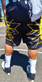 Southwest Black and Yellow Shorts