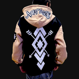 Natives Tan/Black Zip Hoodie