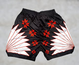 Adult Native Red / White Shorts