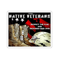 Native Veterans Stickers
