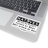 Natives Hater Sticker