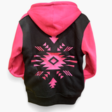 Pink/Black Two Tone Hoodie