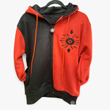 Red/Black Two Tone Hoodie