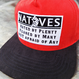 Red Suede Natives Snapback