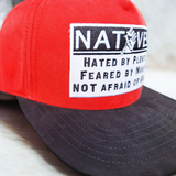 Red Suede Natives Snapback