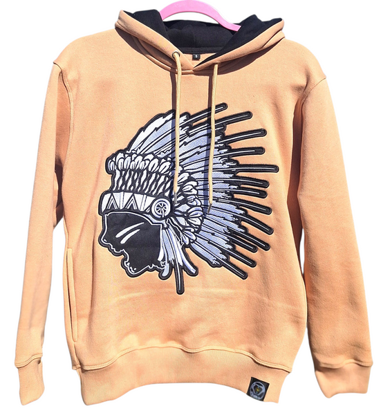 Tan Chief Pullover Hoodie