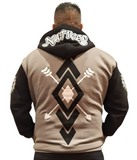 Natives Grey/Black Zip Hoodie