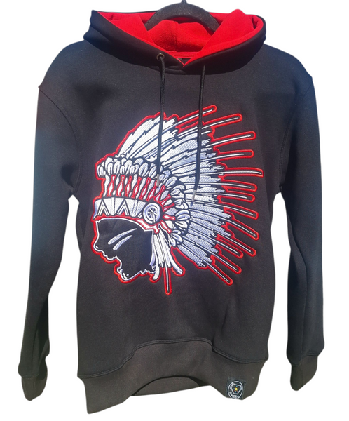 Black Chief Pullover Hoodie